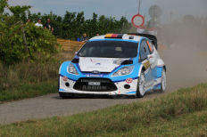 Letztes Jahr noch Junior-Weltmeister auf Suzuki, jetzt kein Geld für mehr als diesen WRC Einsatz im Ford Fiesta, Aaron Burkhard