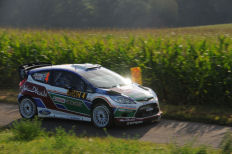Wie 2010: Latvala ist auf Asphalt der stärkste Ford, doch das reicht leider nicht gegen die Citroens.